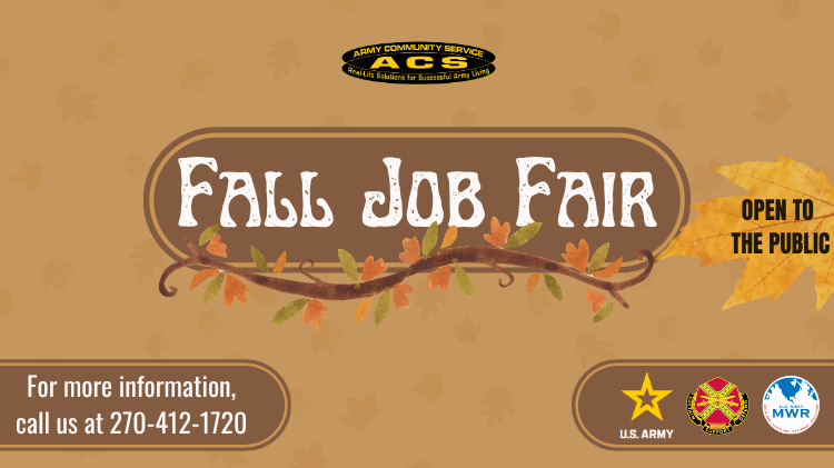 Army Community Service (ACS) Fall Job Fair