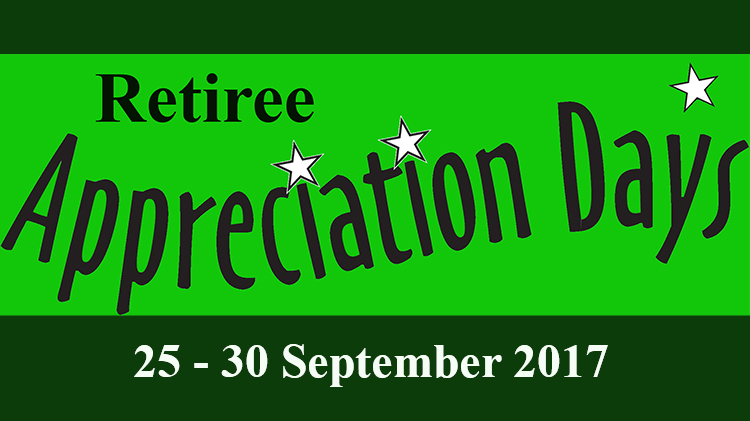 Retiree Appreciation Day (Week) Specials Retiree Appreciation Day (Week) Specials
