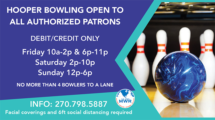 Hooper Bowling Center is OPEN Hooper Bowling Center is OPEN