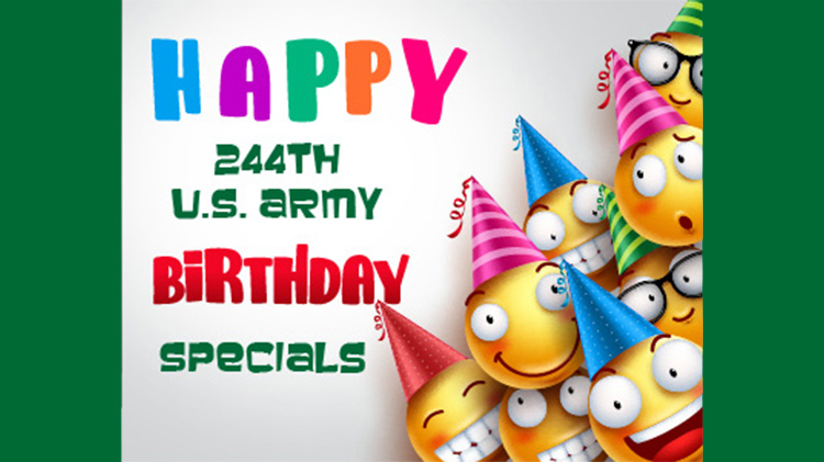 Army Birthday Specials Army Birthday Specials