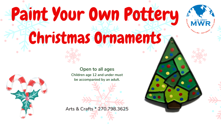 View Event :: Paint Your Own Ceramic Ornaments :: Joint Base Lewis-McChord  :: US Army MWR