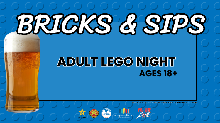 Bricks & Sips Adult Lego Night!
